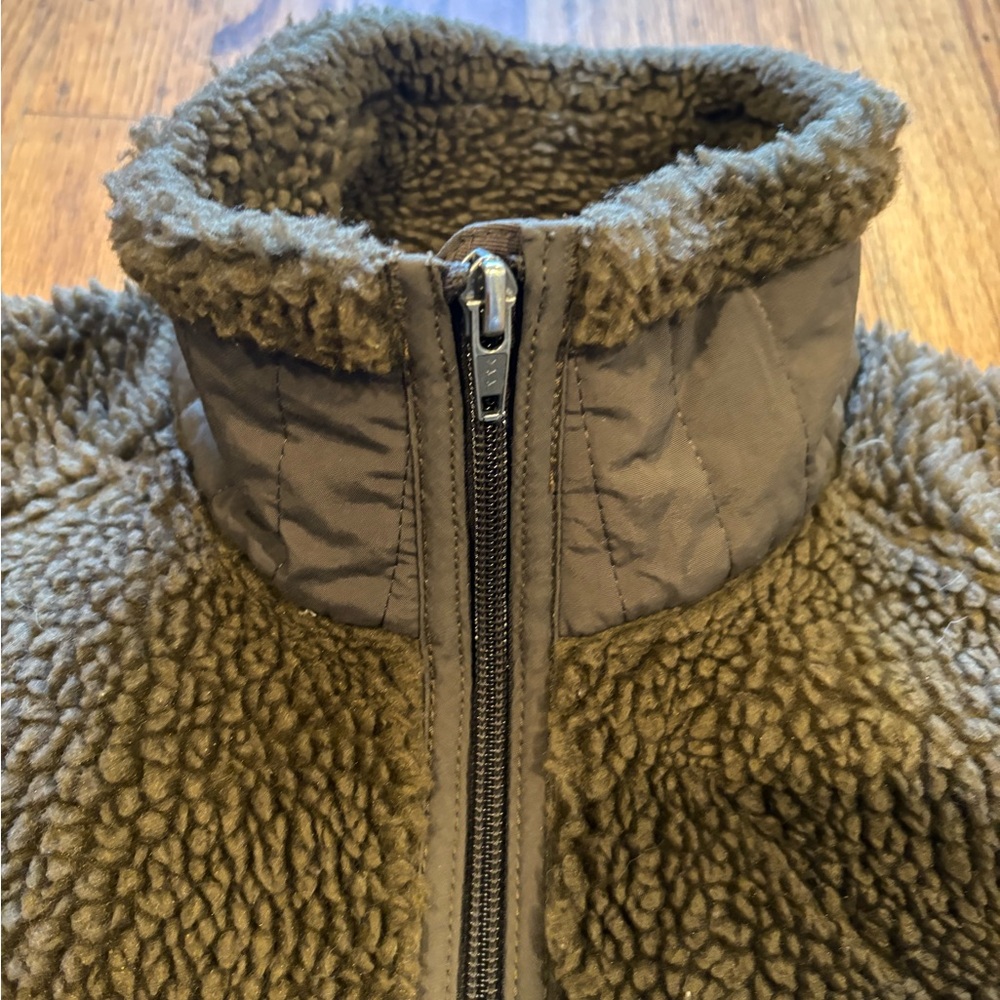 Patagonia Synchilla Retro-X Brown Fleece Vest Women’s Small Deep Pile - Picture 8 of 15